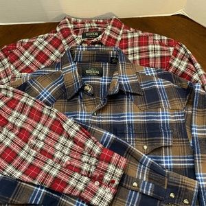 Bundle of (2) Redhead Flannel Shirts / Large